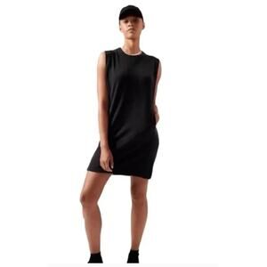 Athleta Seasoft Tank Dress Black Size Medium EUC